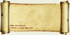 Lana Vojinović vizit kartica